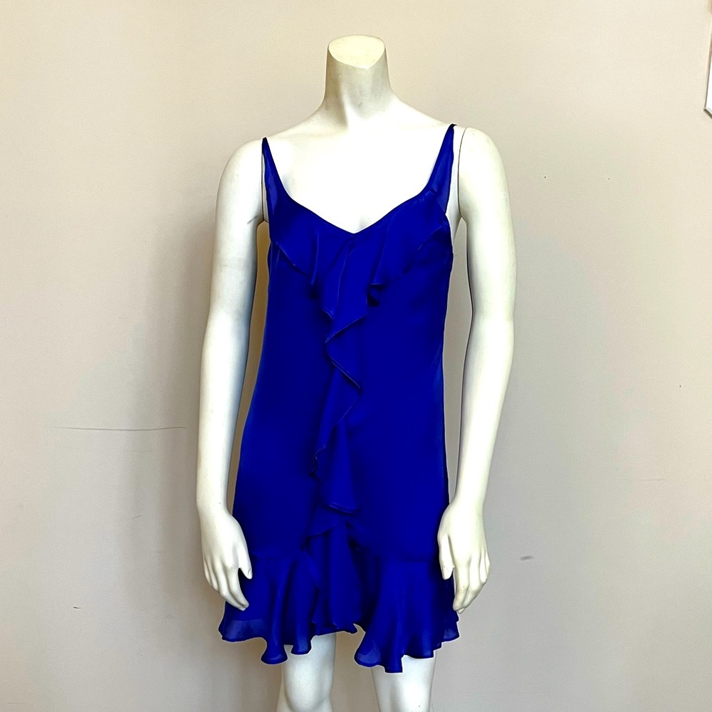 Graham & Spencer Silk V-Neck Dress, size S